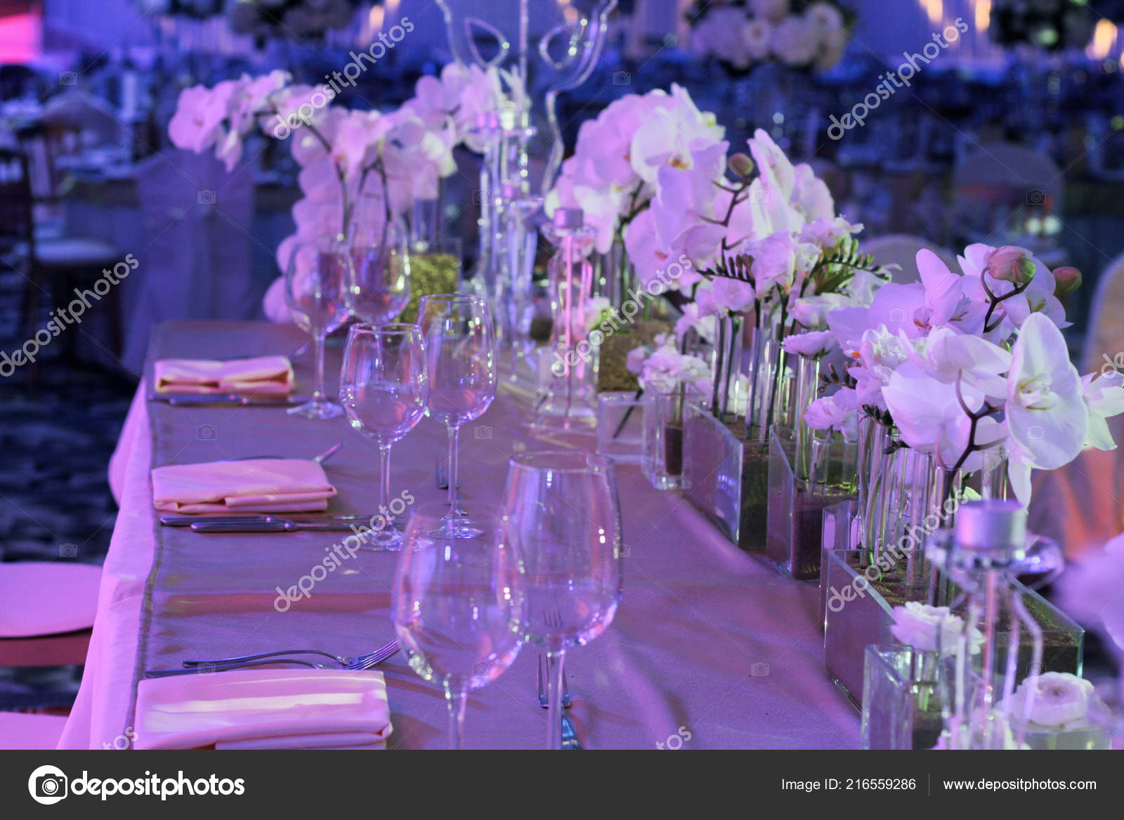 Orchid Flower Wedding Decoration Wedding Table Flower Decoration