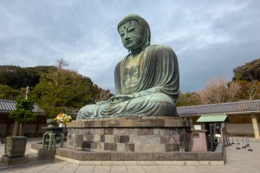 Büyük bronz buda heykeli, Kamakura, Tokyo, Japonya