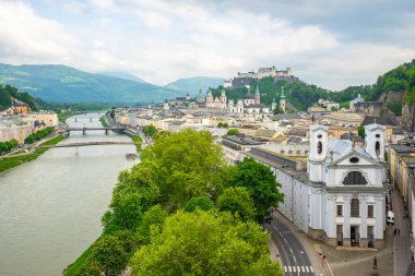 Salzburg City, Avusturya Salzburg manzarası.