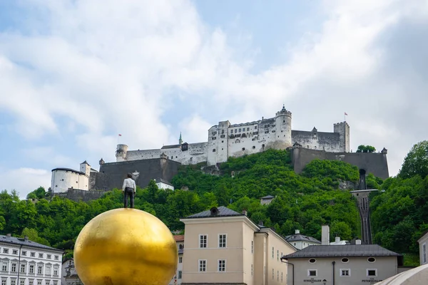 Festung Hohensalzburg Salzburgo Austria —  Fotos de Stock