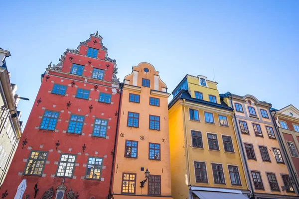 Gamla Stan Stare Miasto Centrum Sztokholmu Szwecja — Zdjęcie stockowe