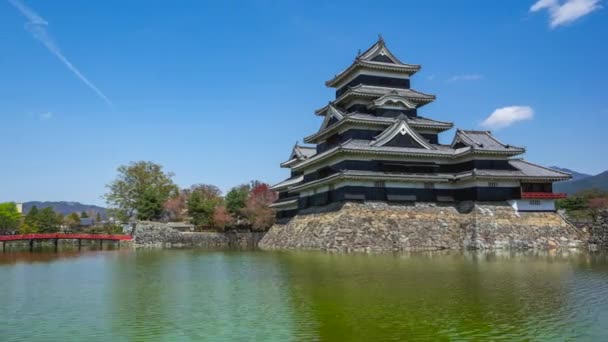 Κάστρο Kumamoto Kumamoto Πόλη Νομός Ναγκάνο Ιαπωνία — Αρχείο Βίντεο