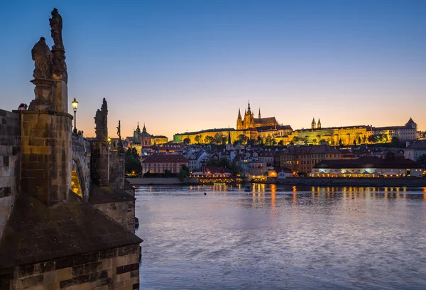 Prag Şehir Manzarası Ile Charles Bridge Uygulamasında Prag Eski Şehir — Stok fotoğraf