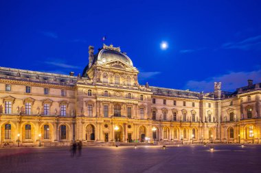 Geceleri Paris Müzesi Paris City, Fransa.