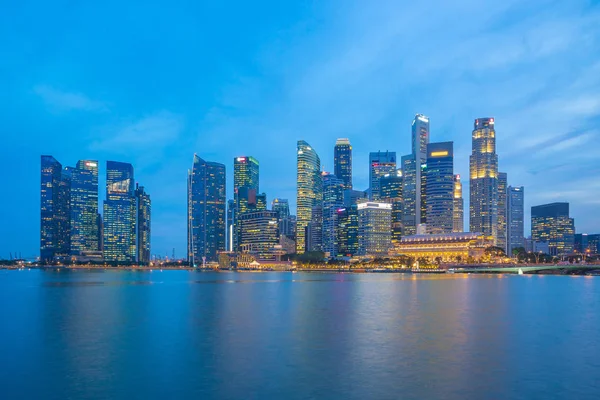 Панорамний Вид Панораму Міста Сінгапур — стокове фото