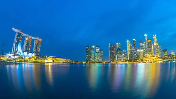 Vue Panoramique Sur Les Toits Singapour — Photo