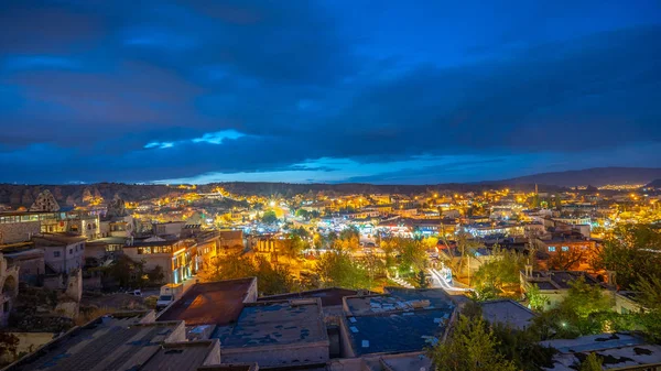 カッパドキア トルコで夜景のビュー — ストック写真