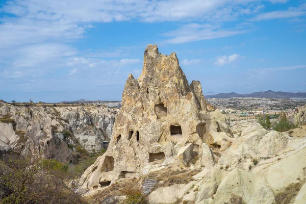 Veduta del paesaggio della Cappadocia a Goreme, Turchia — Foto Stock