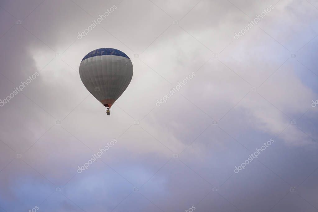 Hot air balloon in Cappadocia, Turkey.