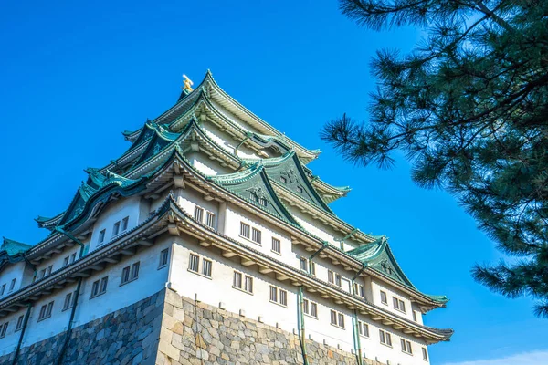 Donjon principal du château de Nagoya à Nagoya, Japon — Photo