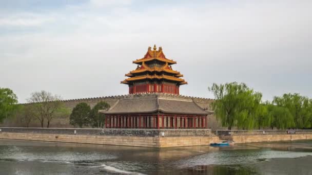 Видеоролик Достопримечательности Города Форбидден Пекине Китай — стоковое видео