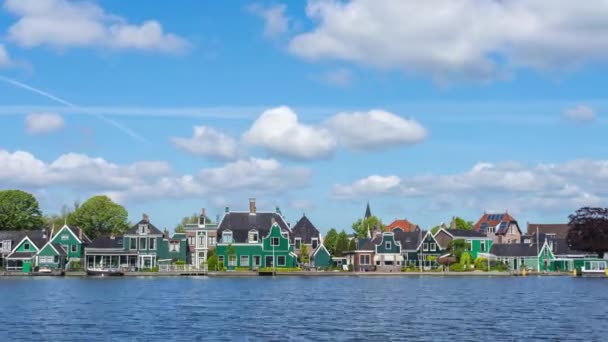 Zaandijk Kasabası Zaanstad Hollanda Nın Kuzeyinde Zaman Atlamalı — Stok video