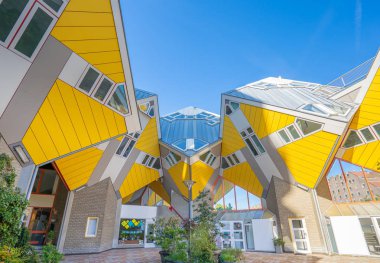 Rotterdam Cube House dönüm noktası, Hollanda