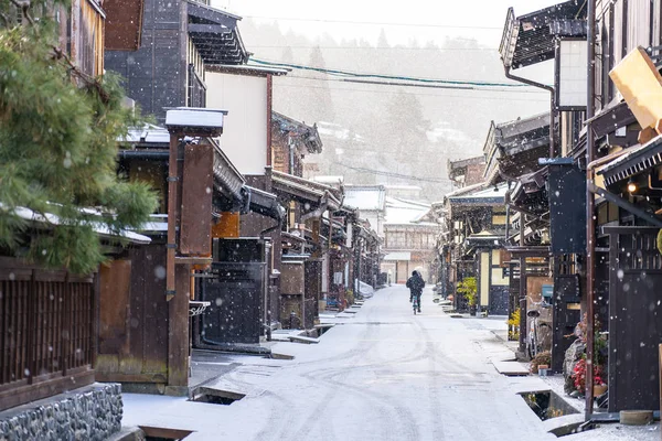 Takayama den antika staden i Gifu prefektur, Japan — Stockfoto