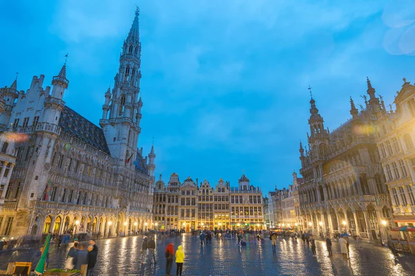 Grand place square a Bruxelles, Belgio . — Foto Stock