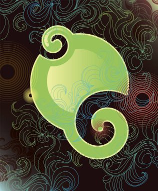 Akan desenleri ile arka plan