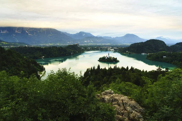 Cel Mai Vizitat Bine Cunoscut Loc Unul Dintre Simbolurile Sloveniei — Fotografie, imagine de stoc