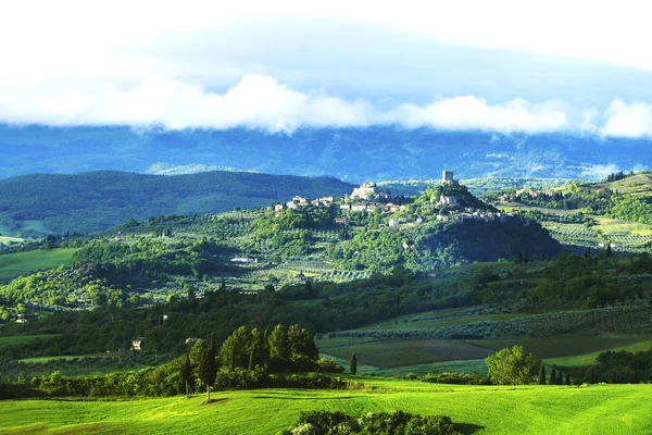 Toscane Een Mooie Zeer Fotogeniek Landschap Midden Italië — Stockfoto