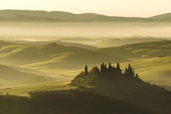 Toscana Uma Paisagem Bonita Muito Fotogênica Centro Itália — Fotografia de Stock