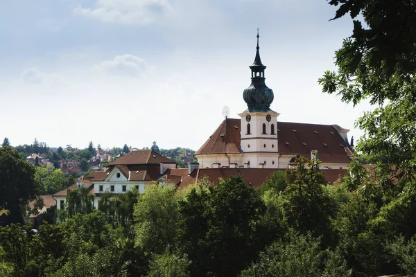 Het Brevnov Klooster Het Oudste Tsjechische Klooster Wijk Brevnov Praag — Stockfoto