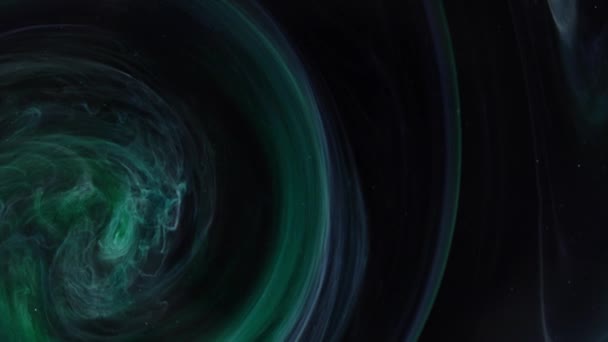 4K кадри. Абстрактна галактика Барвиста дифузія фарби Психоделічна . — стокове відео