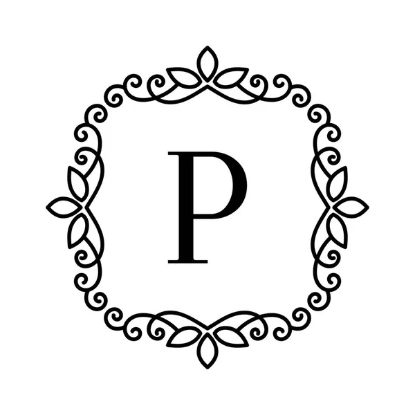 Logotipo de decoração vintage — Vetor de Stock