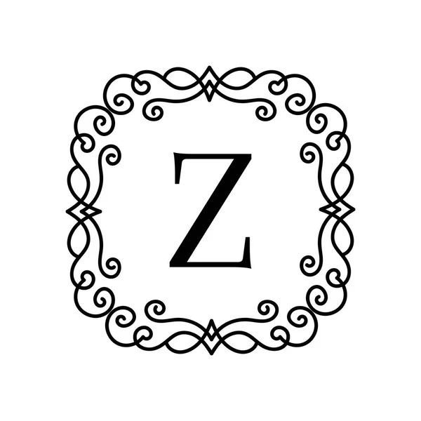 ビンテージ調の装飾のロゴ — ストックベクタ