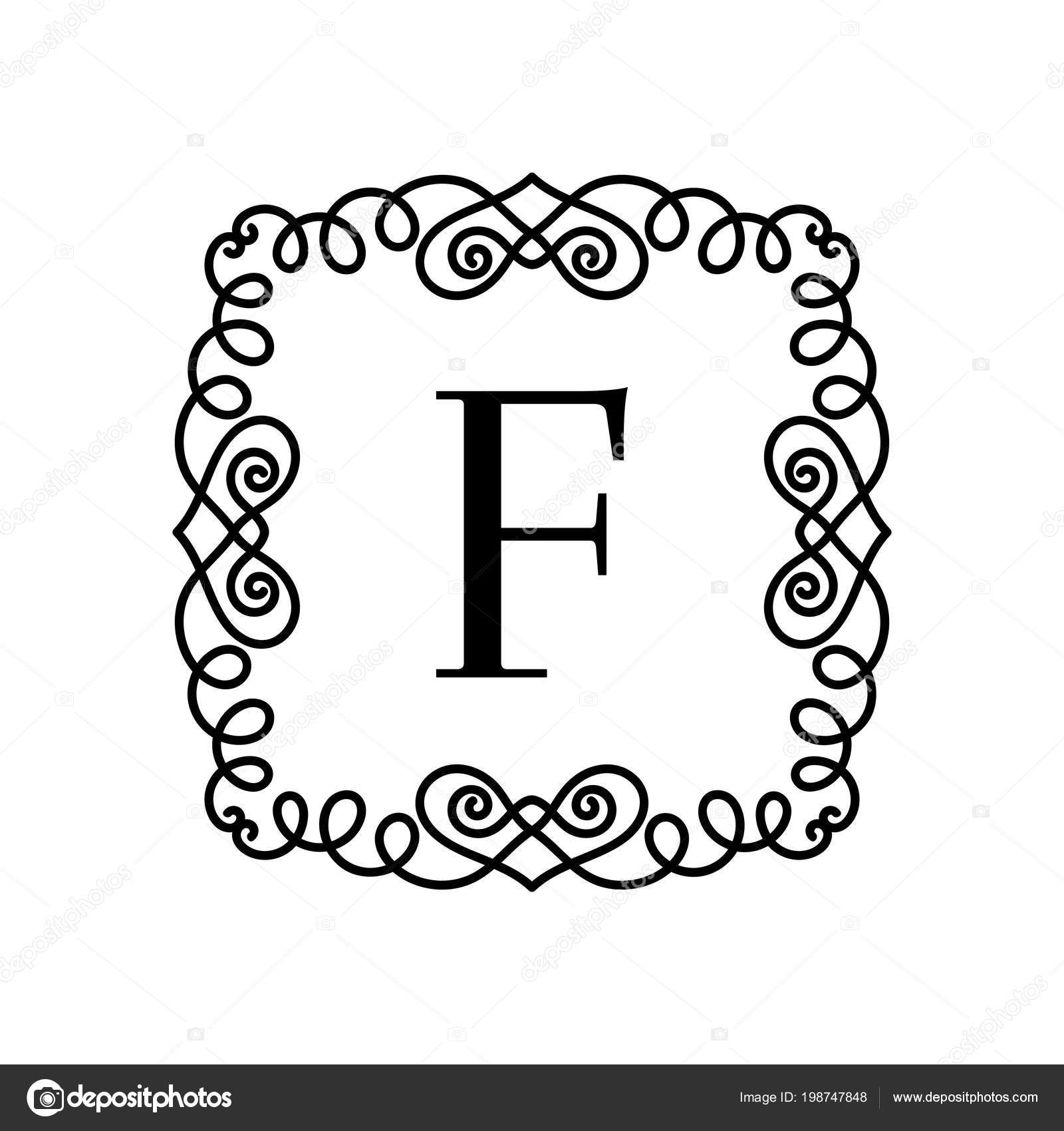 Vintage Decor Logo Stock Vector C Qilli 198747848