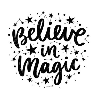 Vektör yazı yıldız ile