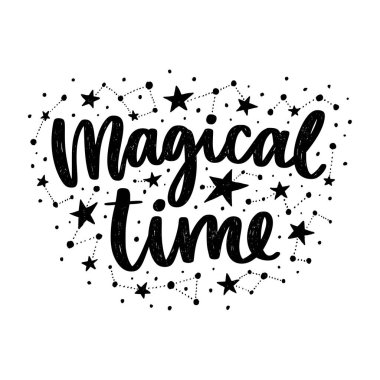 Vektör yazı yıldız ile