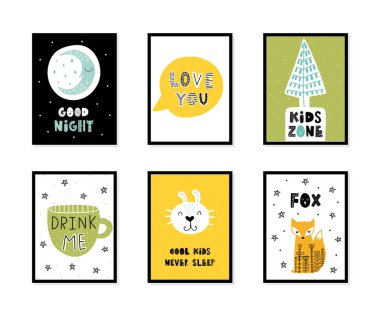İskandinav iç çocuklar posterler