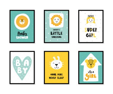 İskandinav iç çocuklar posterler