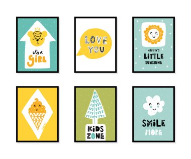 İskandinav iç çocuklar posterler