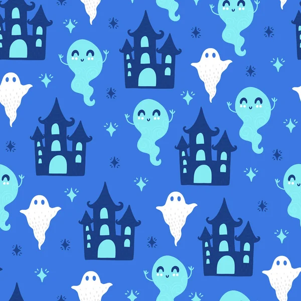 Vector halloween mönster — Stock vektor