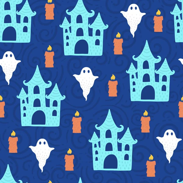 Vector halloween mönster — Stock vektor