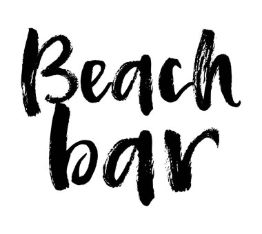 Yaz fırçası yazı kompozisyonu