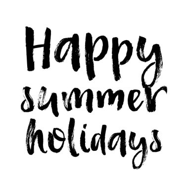 Yaz fırçası yazı kompozisyonu