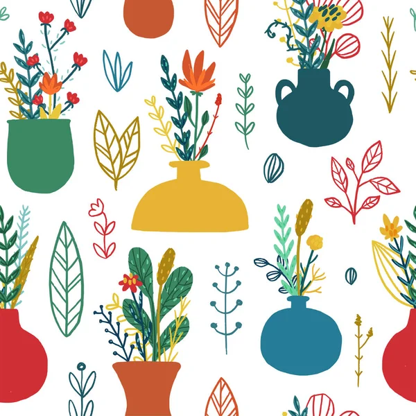 Kusursuz El Çizimi Çiçek deseni.