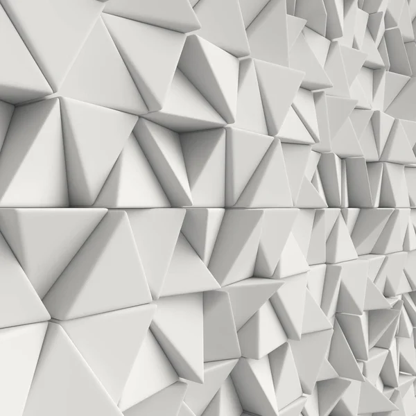 3d White abstract triangles backdrop — Stock Photo, Image