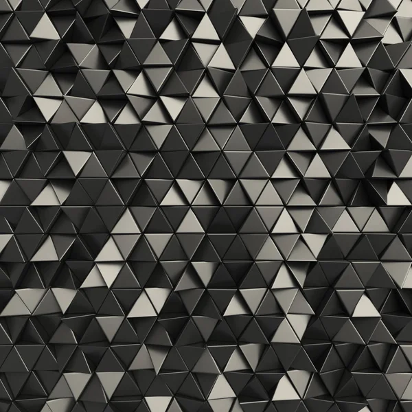 Fondo de triángulos abstractos negros —  Fotos de Stock