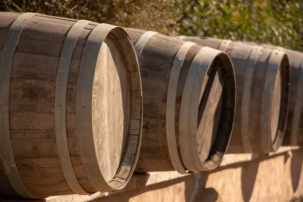 Barris Vinho Beco Ensenada Região Vinícola México Valle Guadalupe — Fotografia de Stock