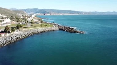 Ensenada ve El Sauzal, Baja California, Meksika Hava çekim