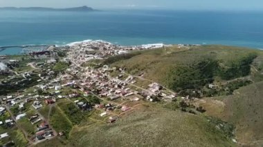 Baja California küçük bir Meksika kasabası Flyover