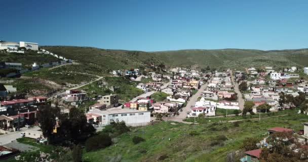 Aerial View Fast Developing Cost Area Baja California — Stock Video