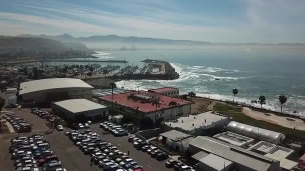 Vista Aérea Del Campus Marítimo Uabc Ensenada — Vídeo de stock