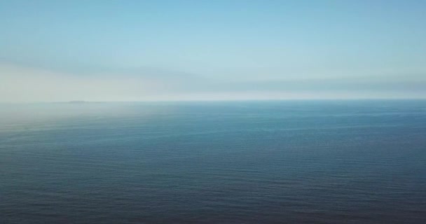 Fly Shot Pacific Coast Red Tide — Stock Video