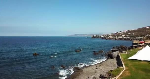 Take Shot California Coast Red Tide — Stock Video