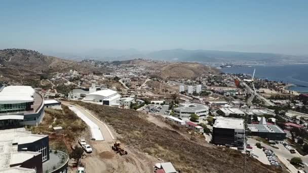 Fotografia Aérea Edifícios Científicos Modernos Expansão — Vídeo de Stock