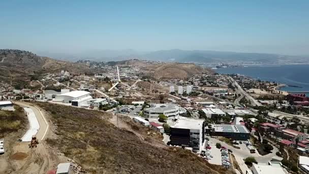 Fotografia Aérea Edifícios Científicos Modernos Expansão — Vídeo de Stock