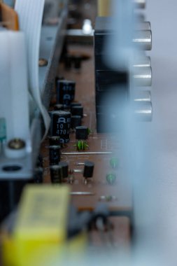 Vhs oynatıcısının detayları 80 'lerin video teknolojisi